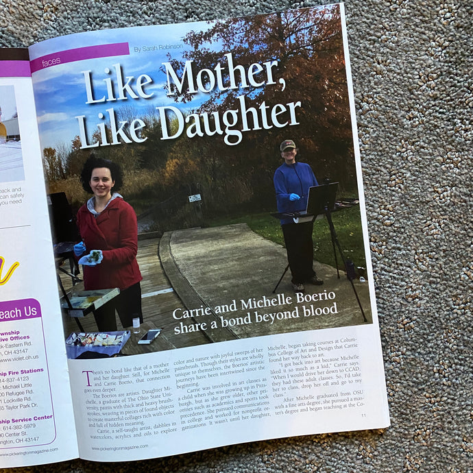 Mother-Daughter Artists Magazine Article